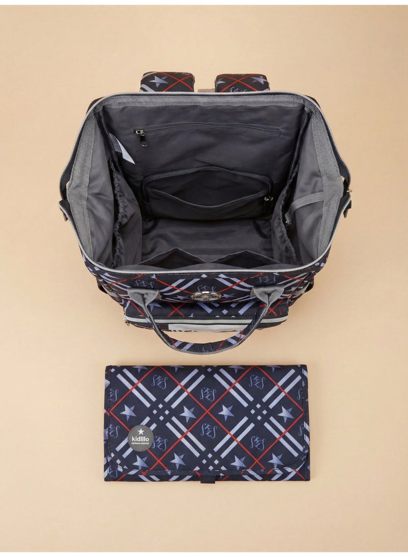 Kidilo Premium Multi-Function Diaper Bag Backpack with Portable Changing Mat, Waterproof Large Capacity Travel Organizer for Mom and Dad - Image 4